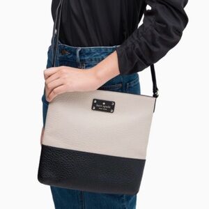 Kate Spade Leather Colorblock Crossbody Purse with Adjustable Strap